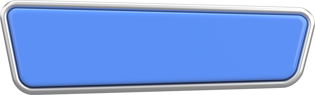 3D button. Empty button. 3D illustration.